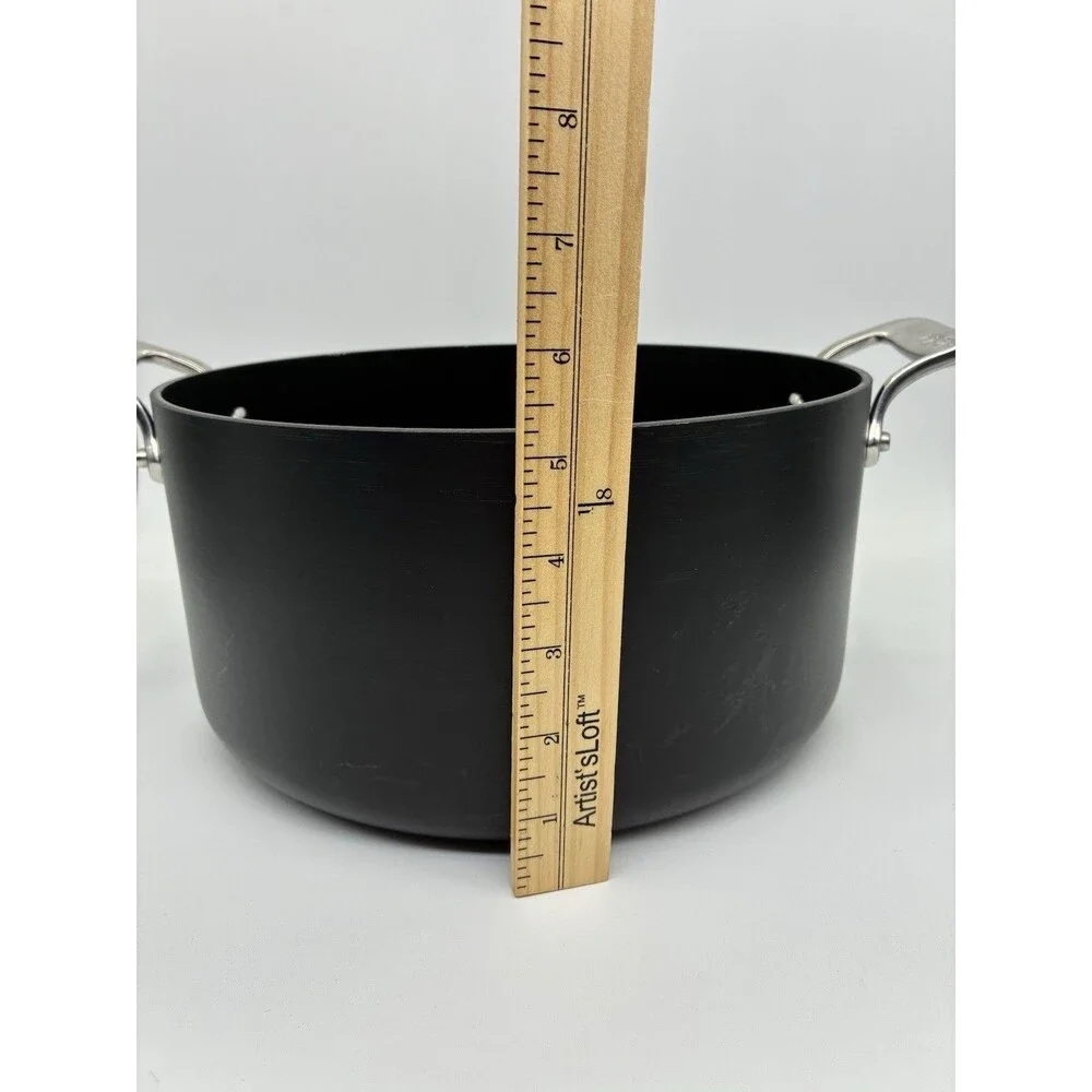 All-Clad Hard-Anodized Nonstick 7Qt/6.6L Soup Pot with Lid All Clad Metalcrafted